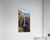 Aerial view of the earths canyon with a huge wa b Acrylic Print