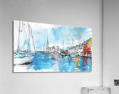 Annapolis Maryland USA  watercolor sketch in th 2 Acrylic Print