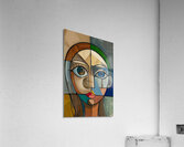 Art abstract  portrait oil painting    chaos 22 d Acrylic Print