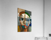 Art abstract  portrait oil painting    chaos 22 d Acrylic Print