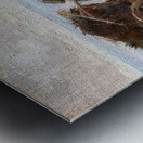 HAROLD HARVEY 1874 1941 SEAWEED GATHERERS ON NEWL Metal print