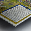 Ghent Belgium Braun  Hogenberg 1572 Metal print