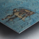 1591 De Bry and Le Moyne Map of Florida and Cuba Metal print