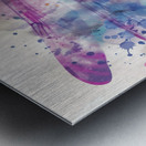 A breathtakingly beautiful dragonfly its wings  a Metal print