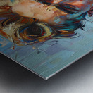 A 1940s print style vintage cigarette advert wi 5 Metal print