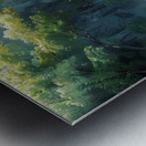 A breathtaking vista of a cascading waterfall f 1 Metal print