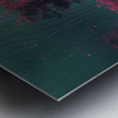 A minimal and weird design with a color scheme  9 1717455957.814 Metal print