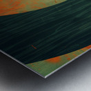 A minimal and weird design with a color scheme  7 Metal print