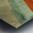 A minimal and weird design with a color scheme  c 1717456630.4596 Metal print