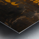 A Night of Revelry Illustrate a lively scene of c Metal print