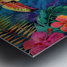 A painting in the style of imitation batik psyc d 1717467630.8498 Metal print