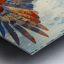 A stunning panorama of a pair of Philippine eag 6 Metal print