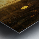 a stunning textured three dimensionally extrava e Metal print