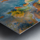 Aerial View of Multicolored autumn in wetlands  2 Metal print