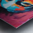 American Indian Chief  Handsome Attractive Port e Metal print