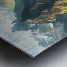 An aerial view of the majestic Icelandic landsc c Metal print