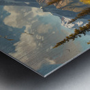 An Alaskas dreamlike Denali mountain scene with b Metal print