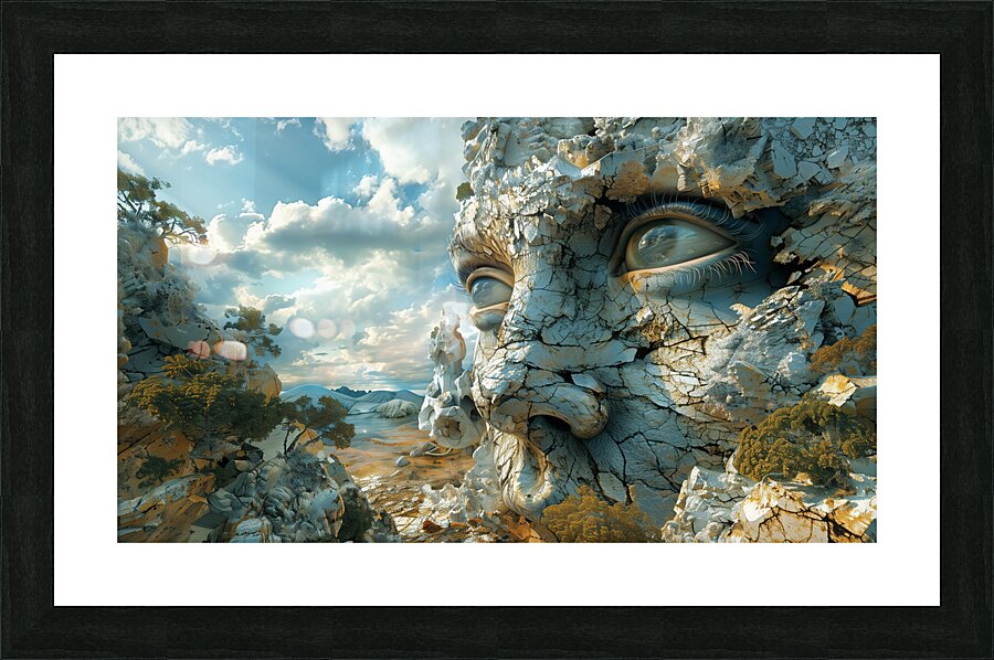 a mesmerizing landscape textured three dimensio a 1717341330.4558 Picture Frame print