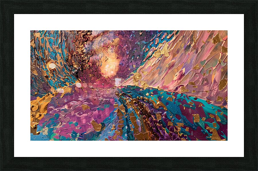 a mesmerizing landscape textured three dimensio 0 Picture Frame print