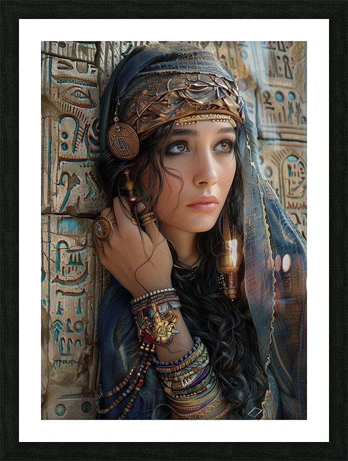 a painting with watercolors soft pastels and wo b Picture Frame print