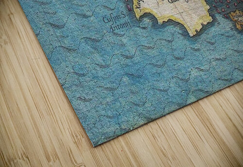 1591 De Bry and Le Moyne Map of Florida and Cuba ASAR STUDIOS puzzle