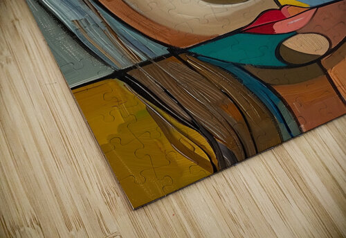 Art abstract  portrait oil painting    chaos 22 d ASAR STUDIOS puzzle