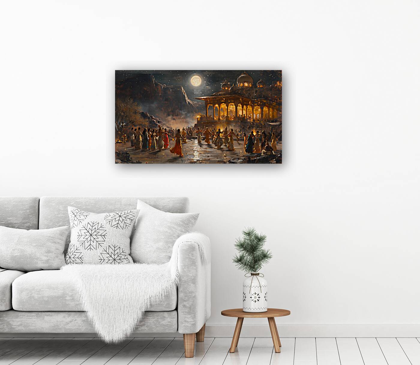 A Night of Revelry Illustrate a lively scene of 1 Reproduction