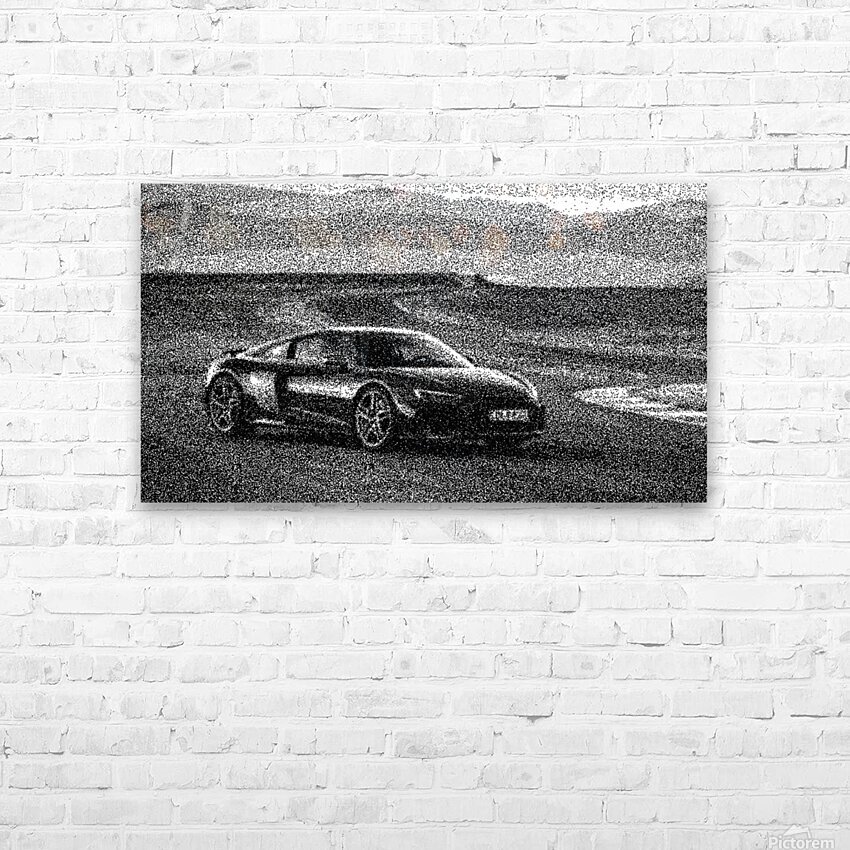Supercar Poster per Audi R8 Rosa Sport Car Poster Decorativo