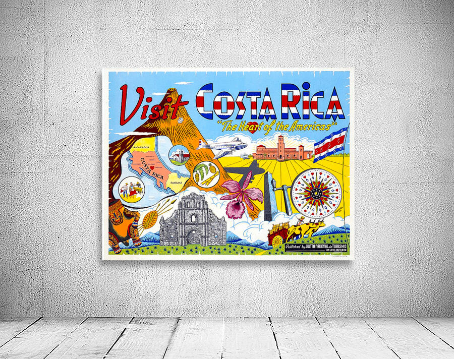 BARRENECHEA.  Visit Costa Rica The Heart of the A Wall Preview