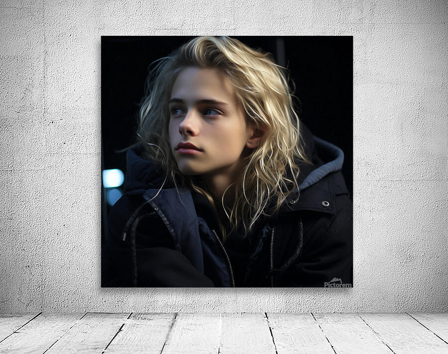 A close up portrait of a very attractive 18 yea e Wall Preview