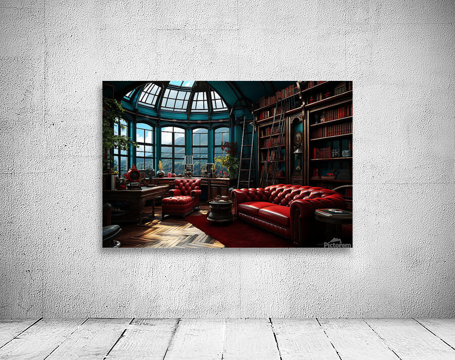 1 teal and red studyroom of teal and red villas 5 Wall Preview
