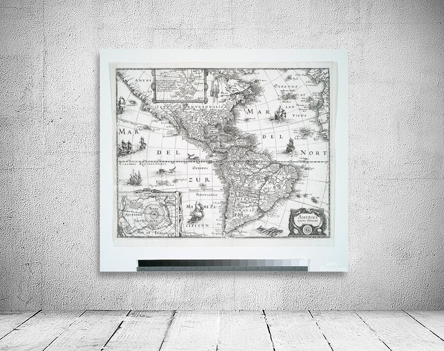 America nouiter delineata NYPL b15314132 434546.j Wall Preview