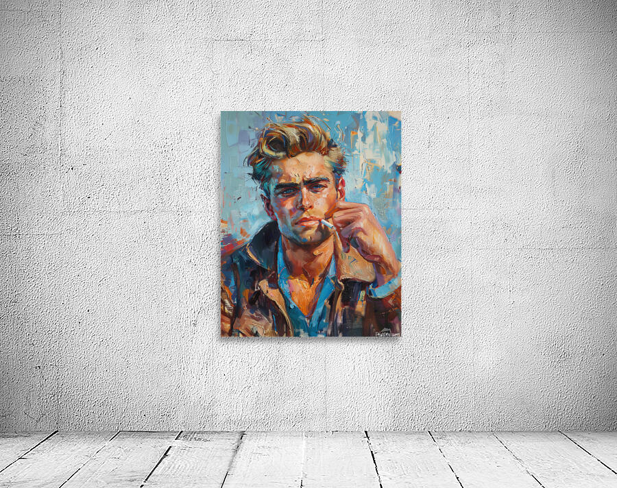 A 1940s print style vintage cigarette advert wi 5 Wall Preview