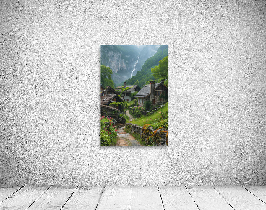 A remote village of foroglio switzerland breath 9 Wall Preview