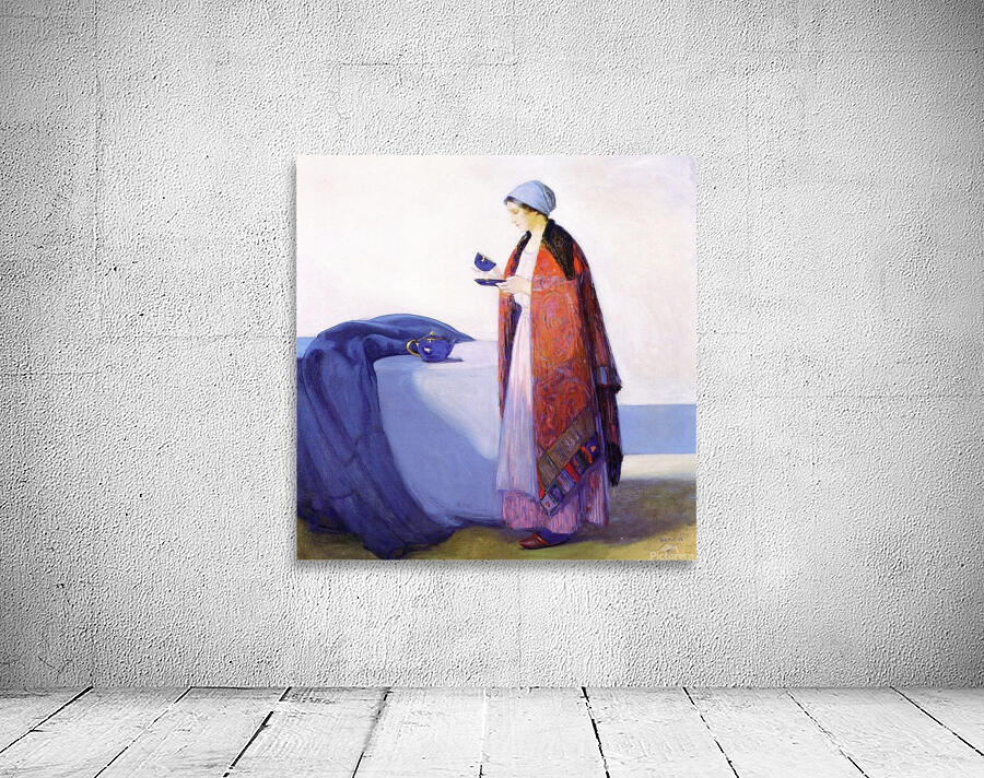 A Cup of Tea by Myron Barlow Wall Preview