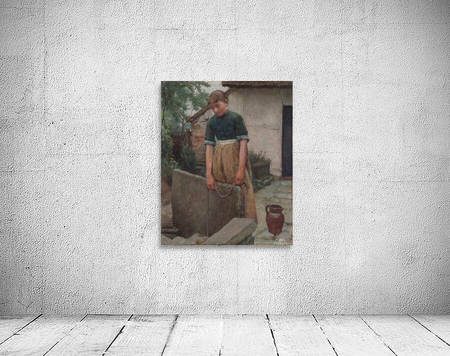 EDWIN HARRIS 1855 1906 THE DRAW WELL 1886 Wall Preview