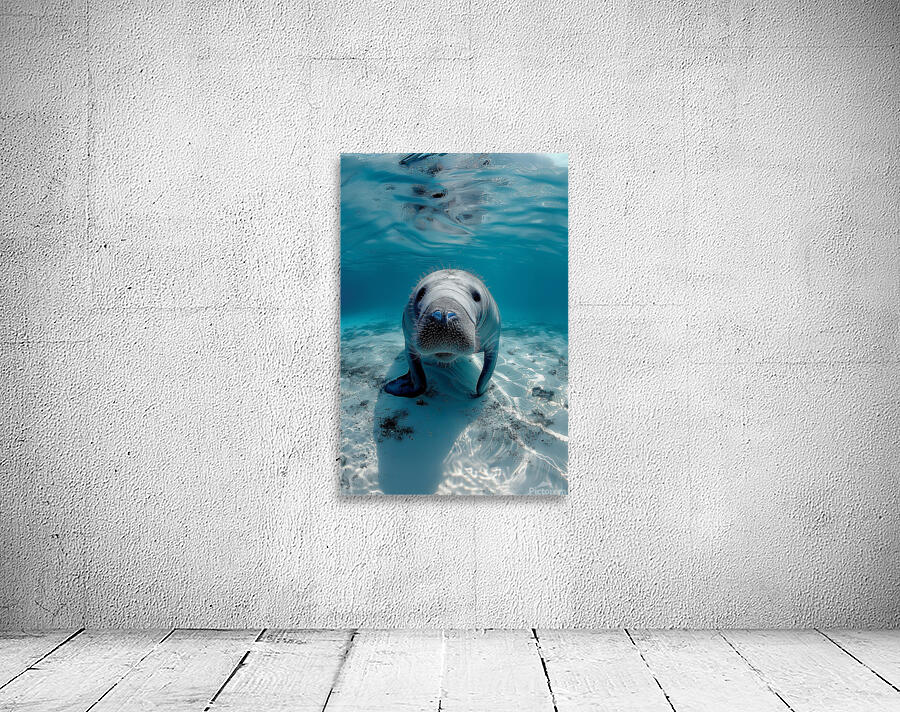 all blue environment A realistic photo g in the 8 Wall Preview