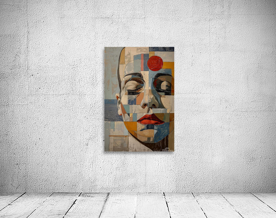 Art abstract  portrait oil painting    chaos 22 4 Wall Preview