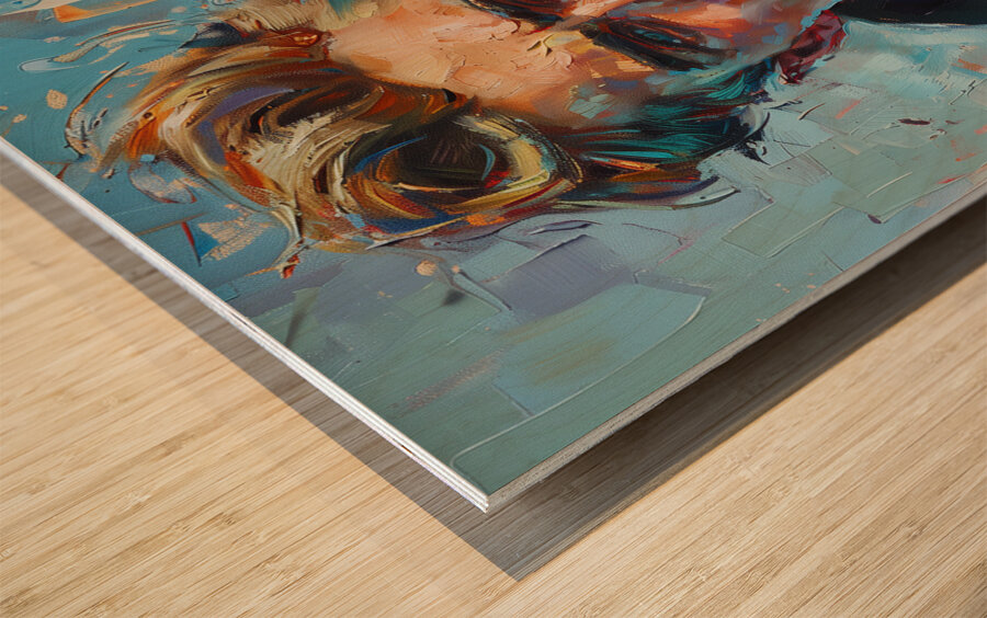 A 1940s print style vintage cigarette advert wi 5 Wood print