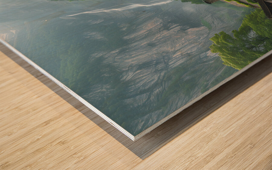 A remote village of foroglio switzerland breath 9 Wood print