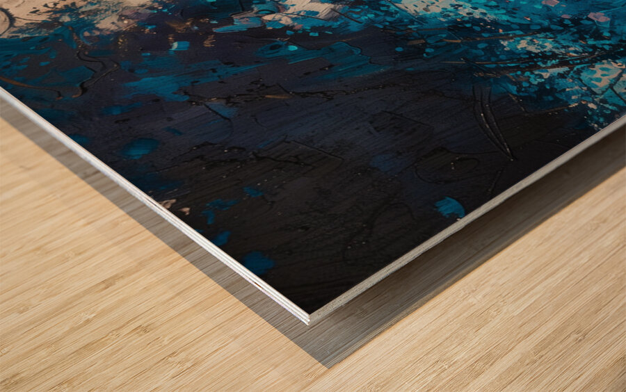 a sharp printable gustav Klimt landscape master 0 Wood print