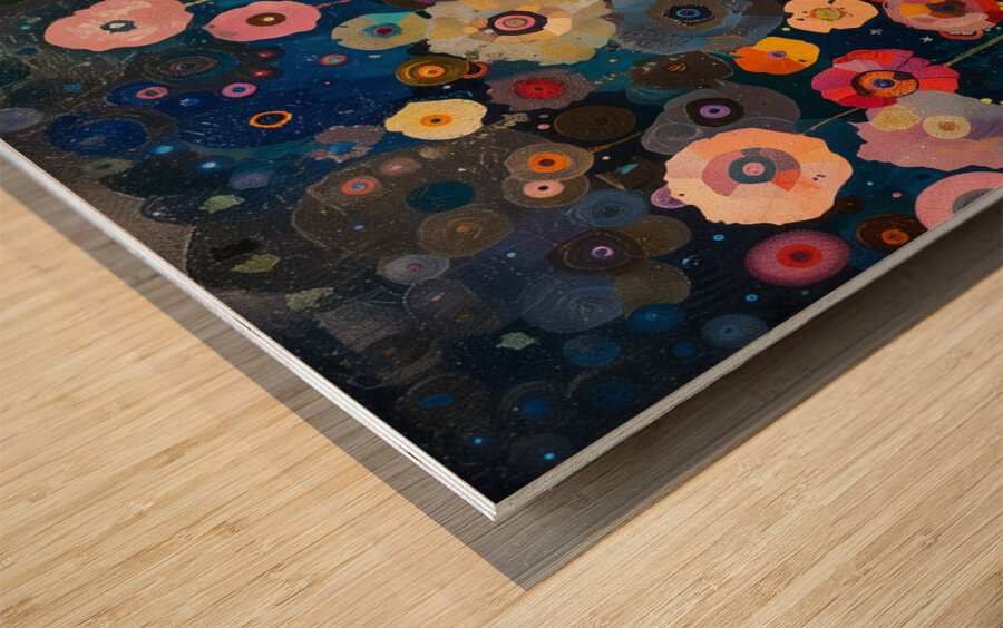 a stunning masterpiece  in the style of Kazimir f Wood print