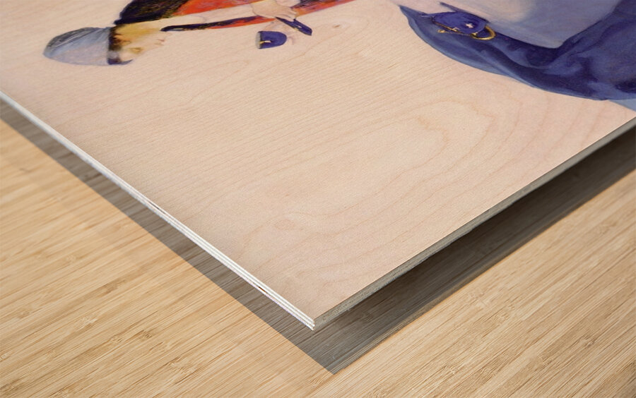 A Cup of Tea by Myron Barlow Wood print