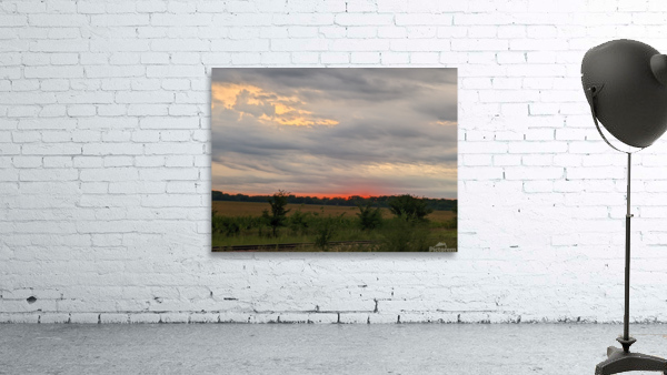 sunsetting sky Wall Preview