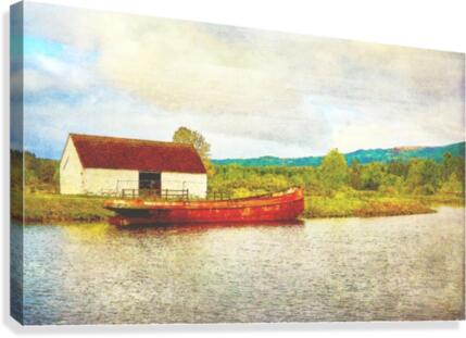 Caledonian Canal Canvas Print
