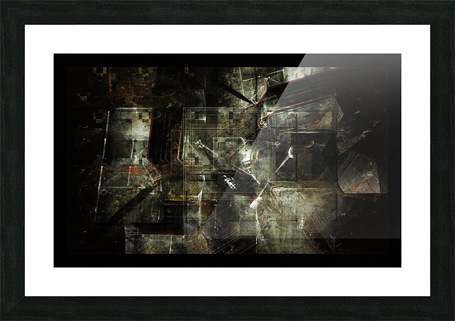 Fractal Exposures Picture Frame print