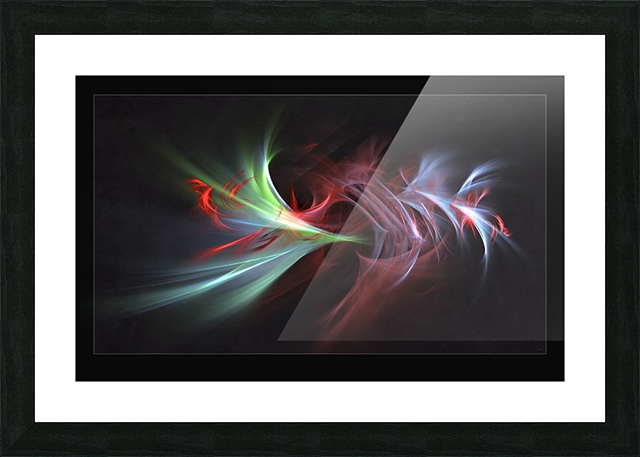 Light And Smoke Picture Frame print