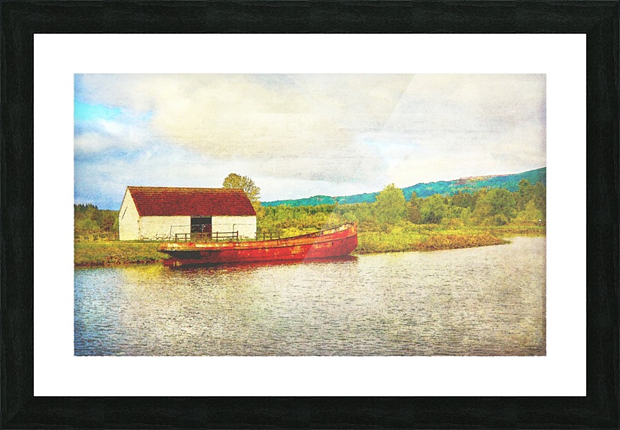 Caledonian Canal Picture Frame print