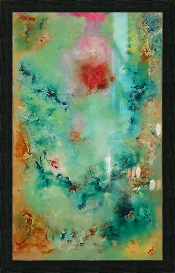 Abstract Paintings: Love Picture Frame print