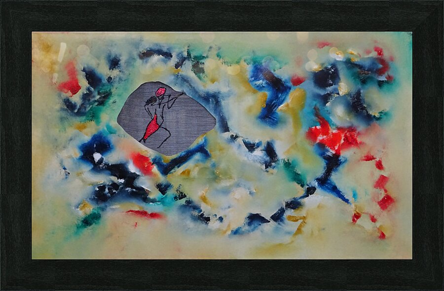 Abstract Paintings: Tango III Picture Frame print